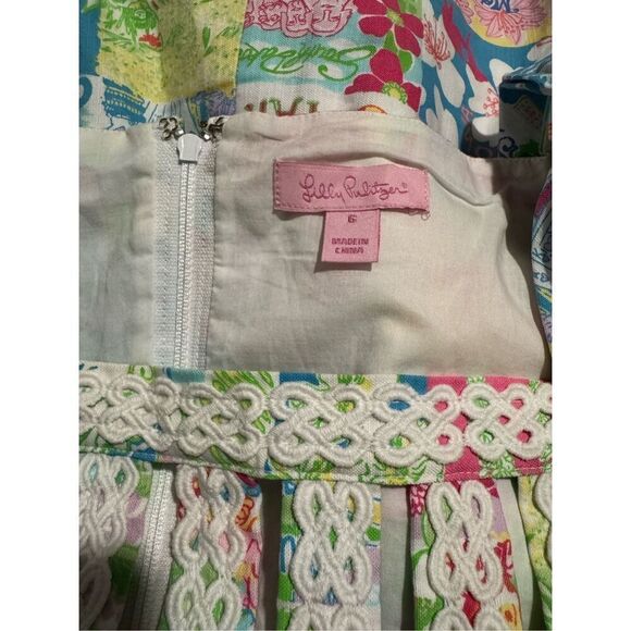 Lilly Pulitzer 4 state mind ricci shift dress states patchwork 6 - Picture 4 of 11
